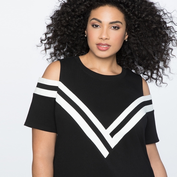 Eloquii Sporty Collar Dress 22/24 - Picture 2 of 4